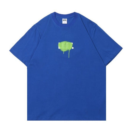 Leaf T-Shirt New OG Logo Spray Blue