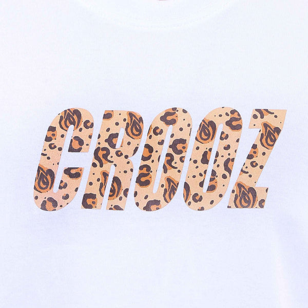 Crooz Leopard Font T-Shirt
