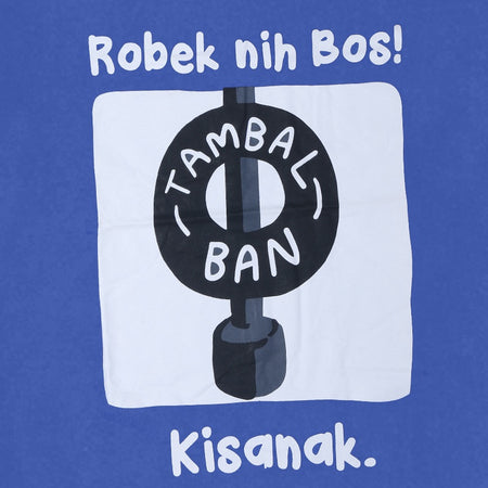 Kisanak T-Shirt Tambal Ban Blue