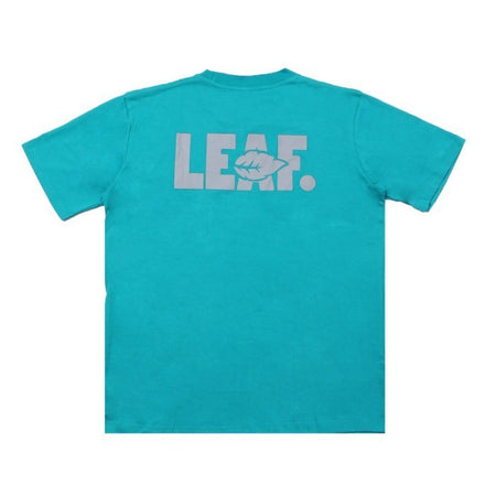 Leaf T-Shirt New Og Logo Cyan