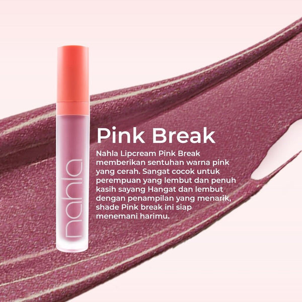 Nahla Lip Cream Matte Pink Break