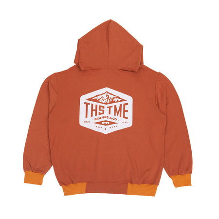 THIS TIME HOODIE MOUNTAIN BROWN
