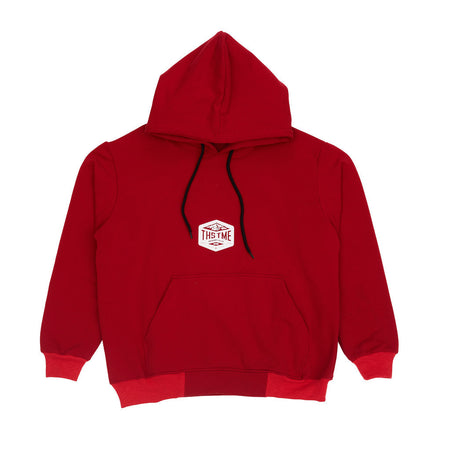 THIS TIME HOODIE MOUNTAIN RED