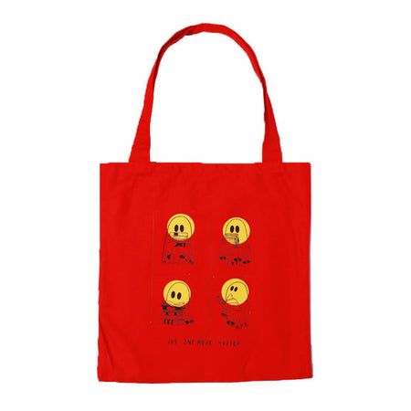 TOTEBAG JUST ONE MORE CHAPTER RED