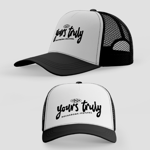 YOURS TRULY TRUCKER HAT BLACK