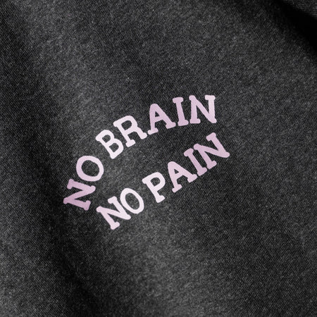 Heyho Tshirt - No Brain No Pain Grey