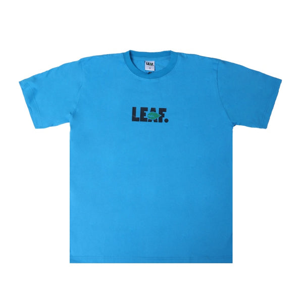 LEAF T-Shirt Blue Font Black