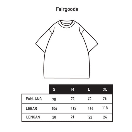 Fairgoods X Heyho T-Shirt Oversize Kind Flower Black