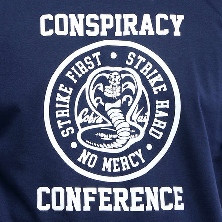 Conspiracy T-Shirt Strike First Navy